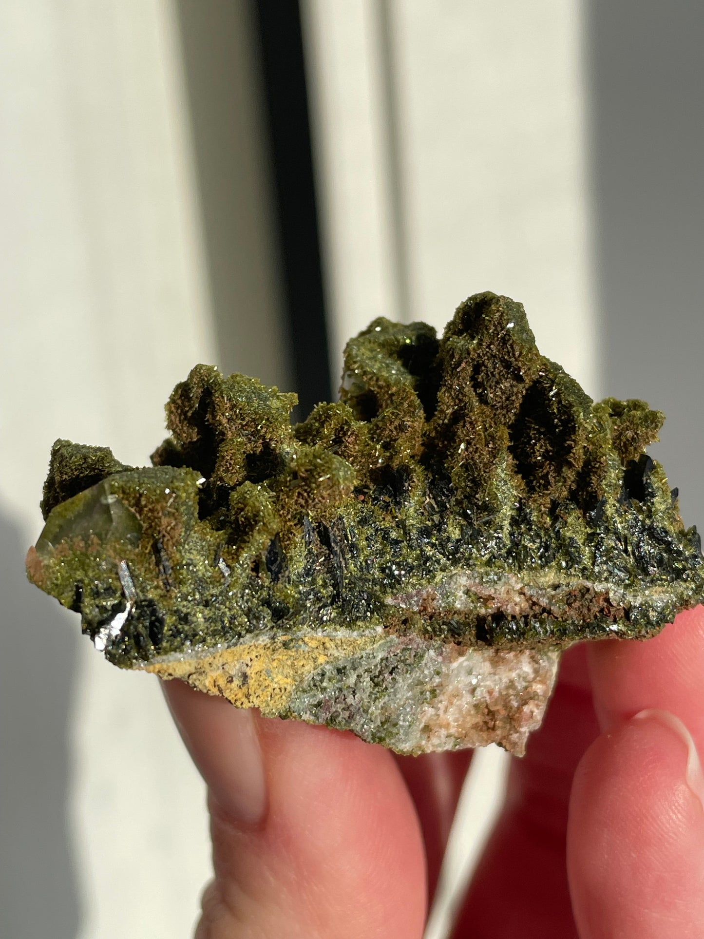 Green Forest Epidote Quartz