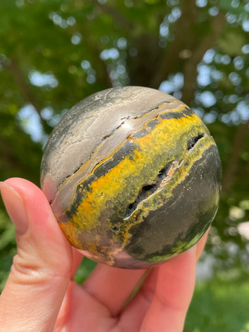 Bumblebee Jasper Sphere