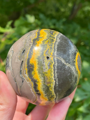Bumblebee Jasper Sphere