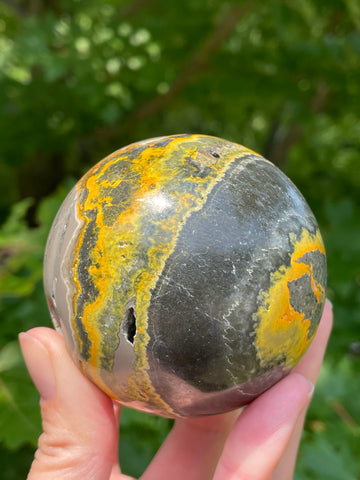 Bumblebee Jasper Sphere