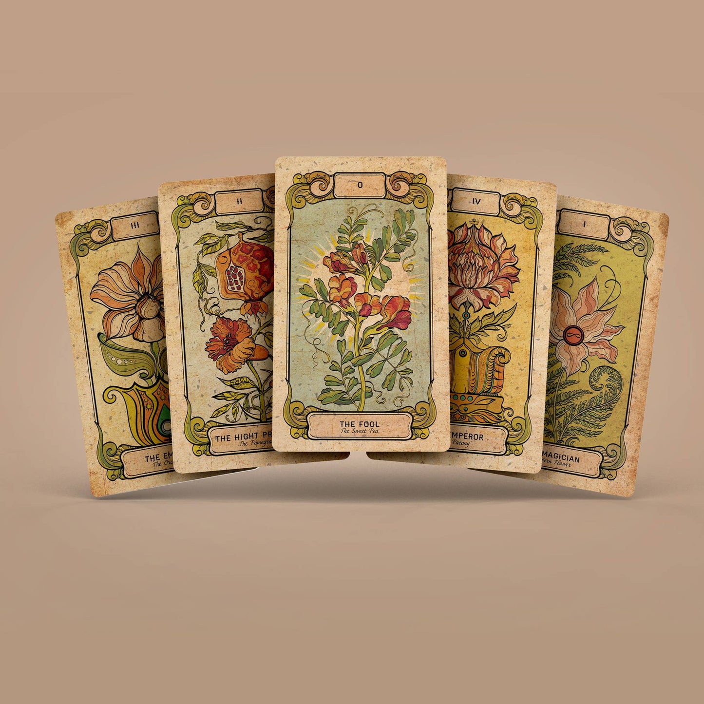 Botanica Oculta Tarot 78+2 Extra Cards Deck