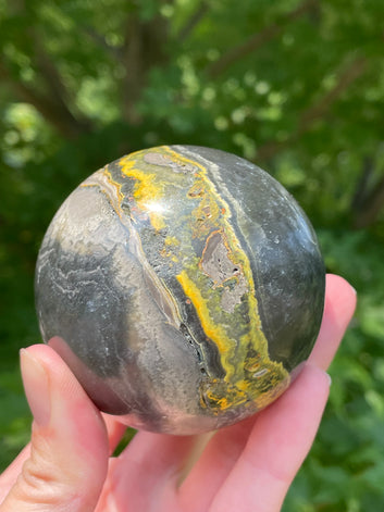 Bumblebee Jasper Sphere