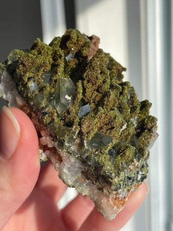Green Forest Epidote Quartz