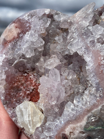 Pink Amethyst Heart