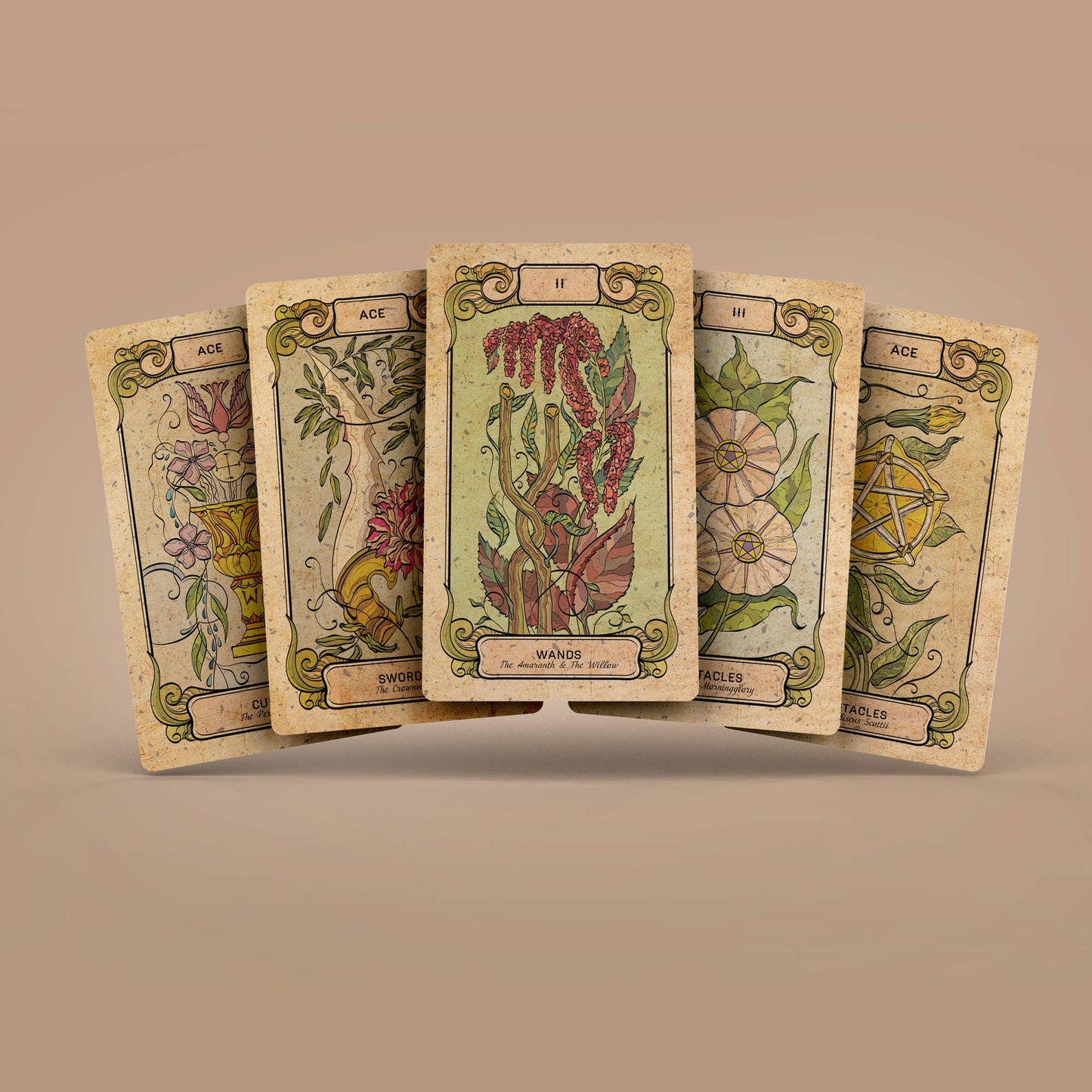 Botanica Oculta Tarot 78+2 Extra Cards Deck
