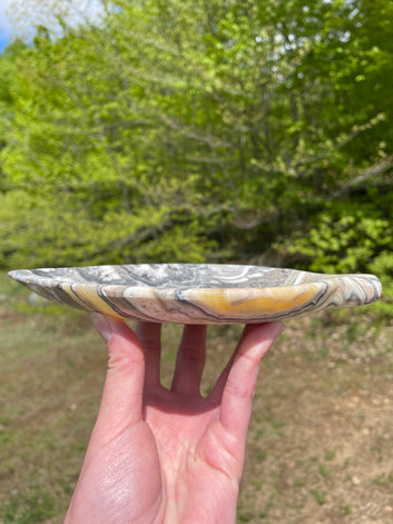 Mexican Onyx Leaf Plate