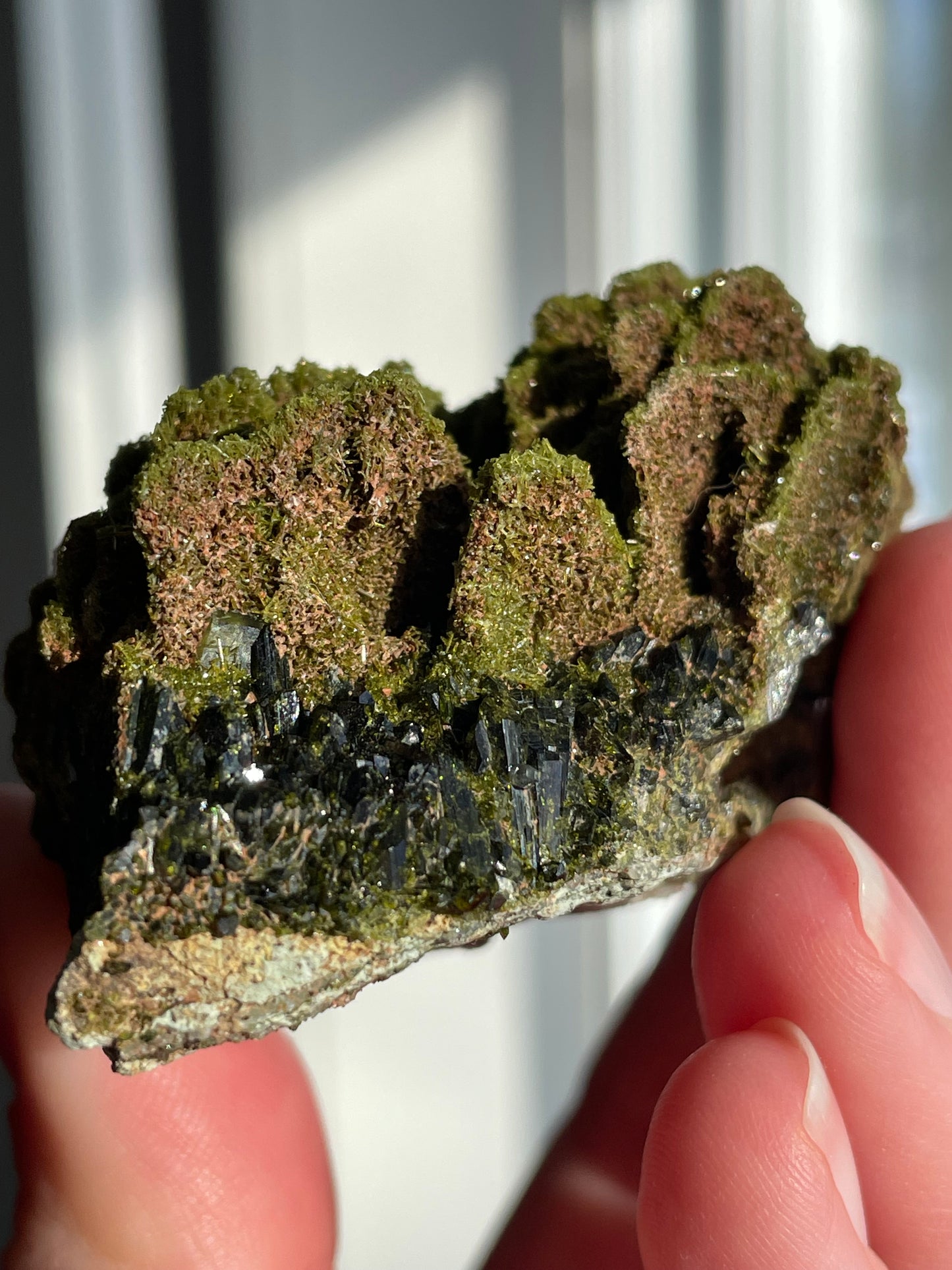 Green Forest Epidote Quartz