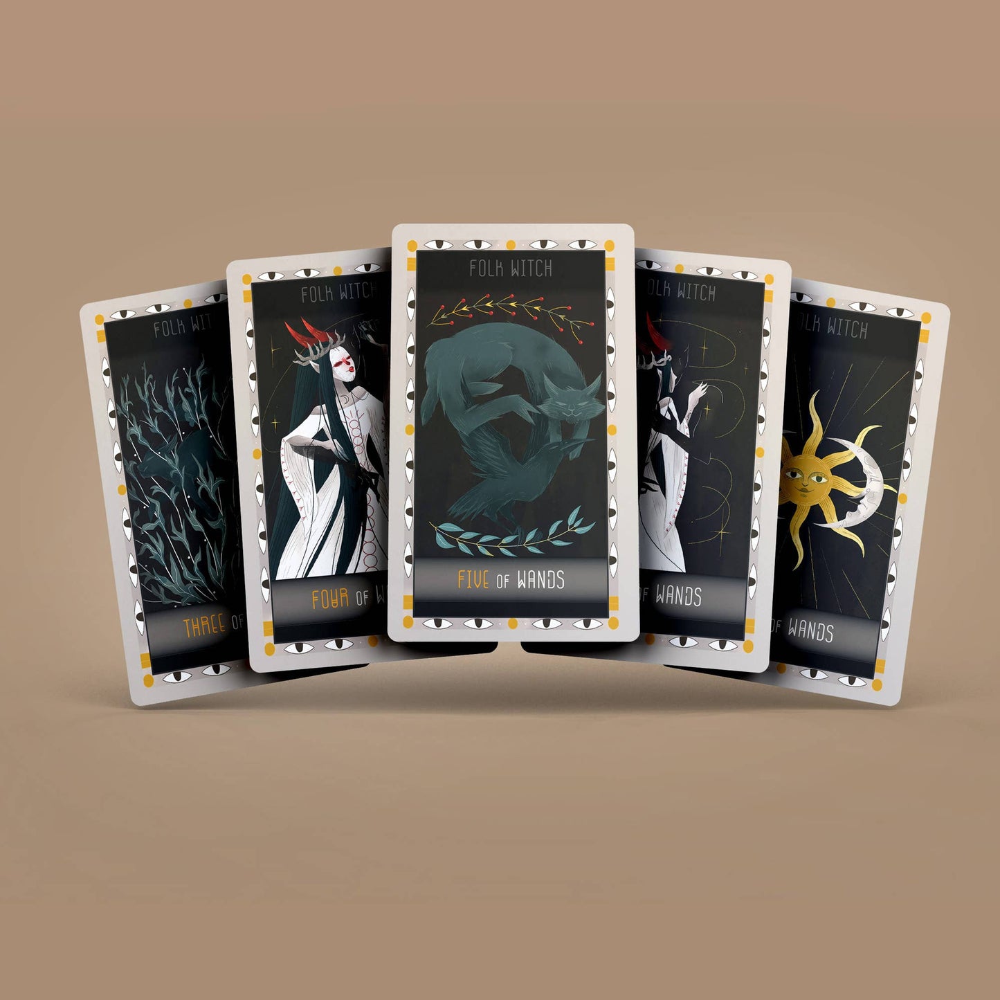 Dark Synevyr | Witch Folk Tarot 78+2 Extra Cards Deck