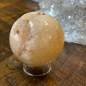 Pink Amethyst Druzy Sphere