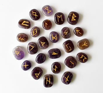 Amethyst Rune Set (Protection and Anxiety Relief)