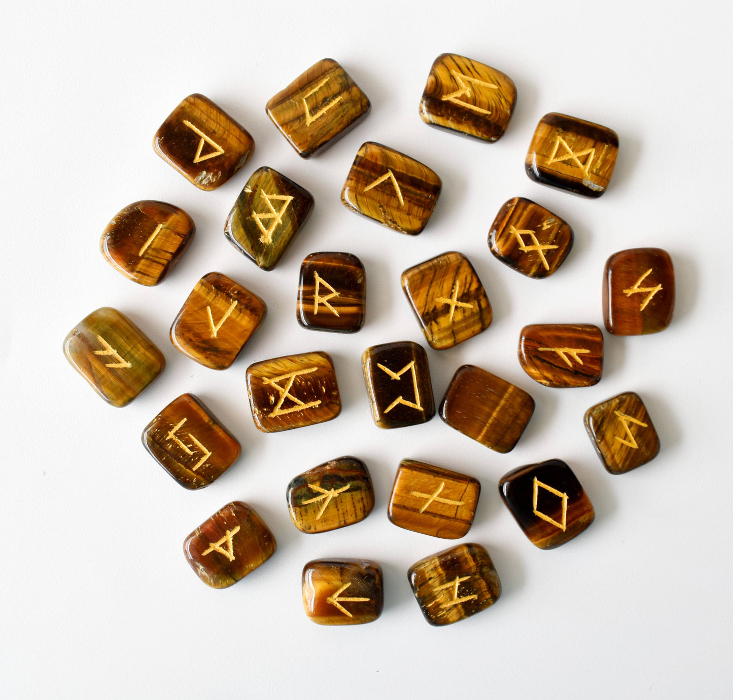 Tiger Eye Rune Set (Creativity and Longevity)