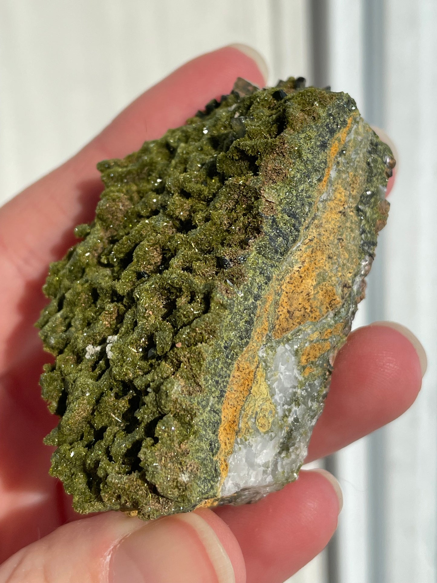 Green Forest Epidote Quartz