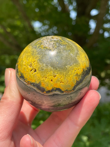 Bumblebee Jasper Sphere