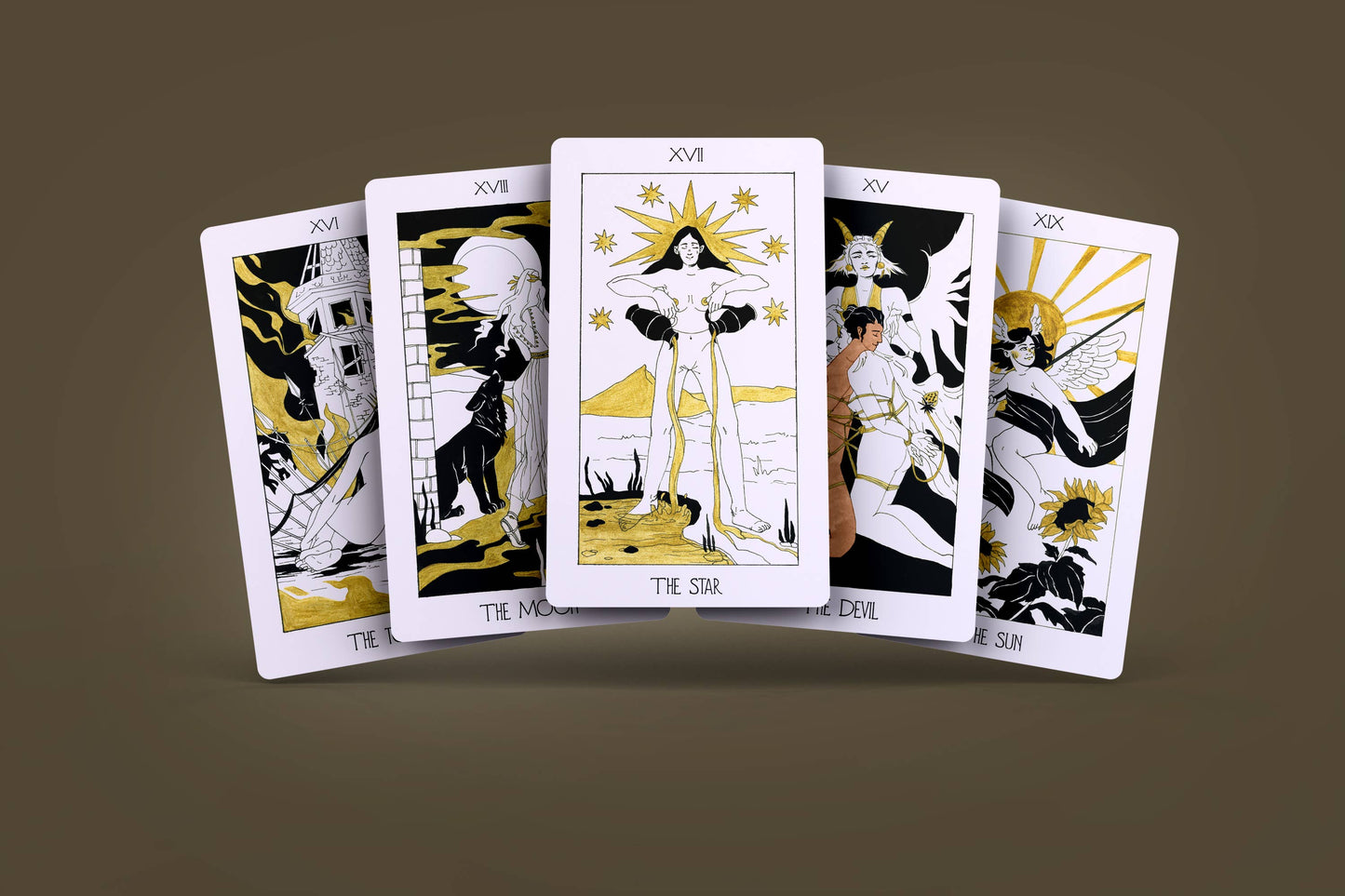 The Golden Path Tarot 78+2 Extra Cards Deck