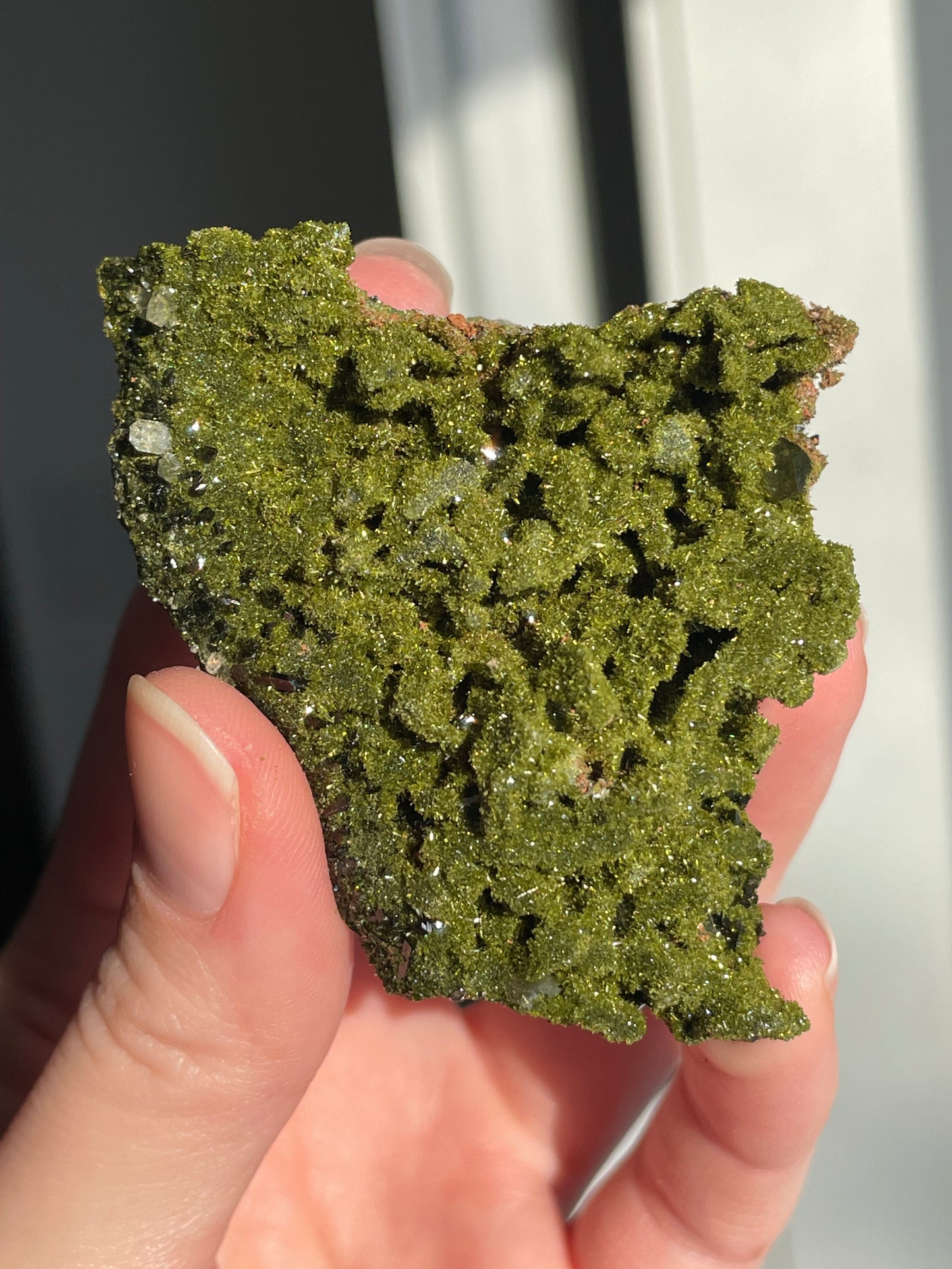 Green Forest Epidote Quartz