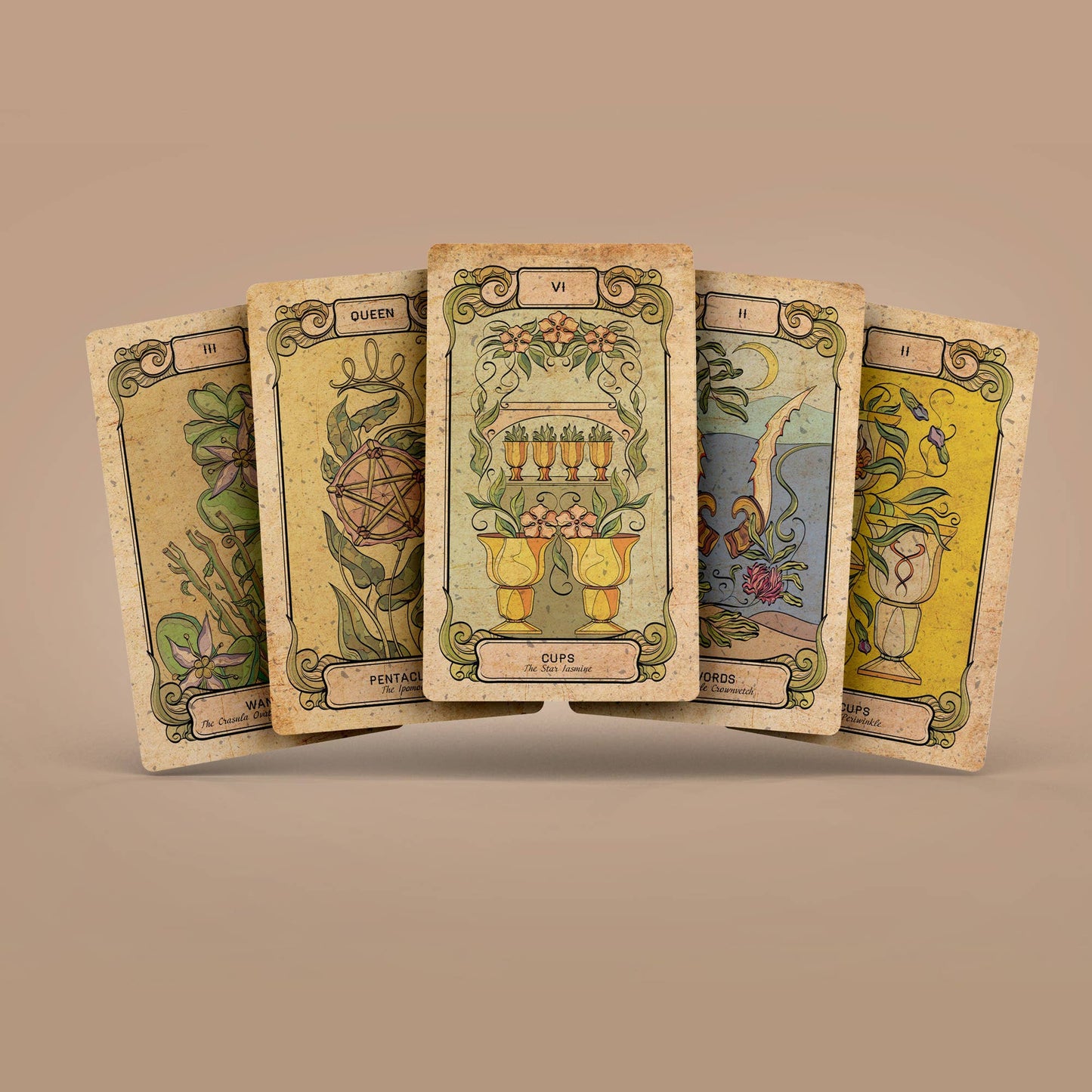 Botanica Oculta Tarot 78+2 Extra Cards Deck