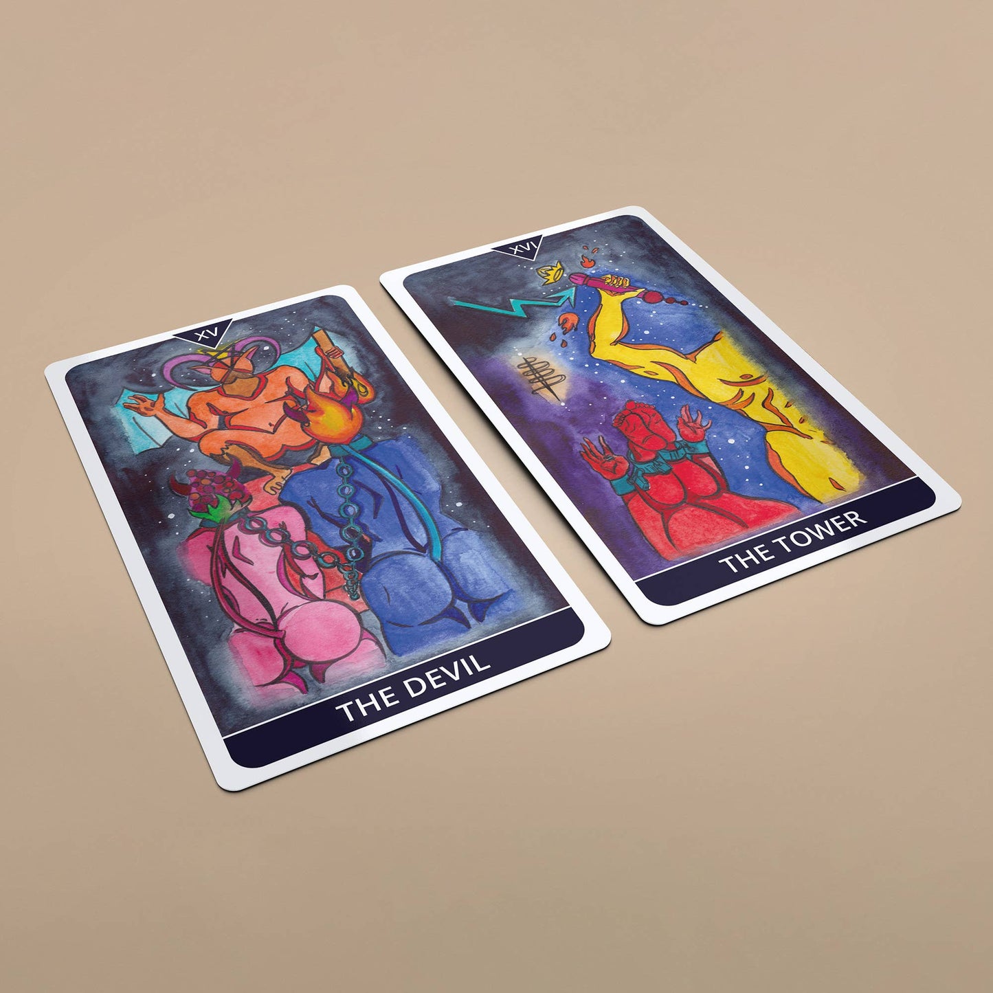Dark Synevyr | Earthly Delight Tarot 78+2 Extra Cards Deck