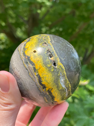 Bumblebee Jasper Sphere
