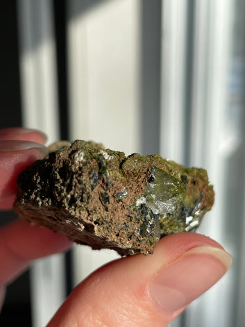 Green Forest Epidote Quartz