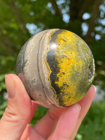 Bumblebee Jasper Sphere