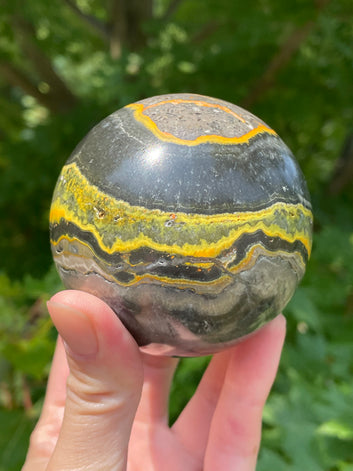 Bumblebee Jasper Sphere