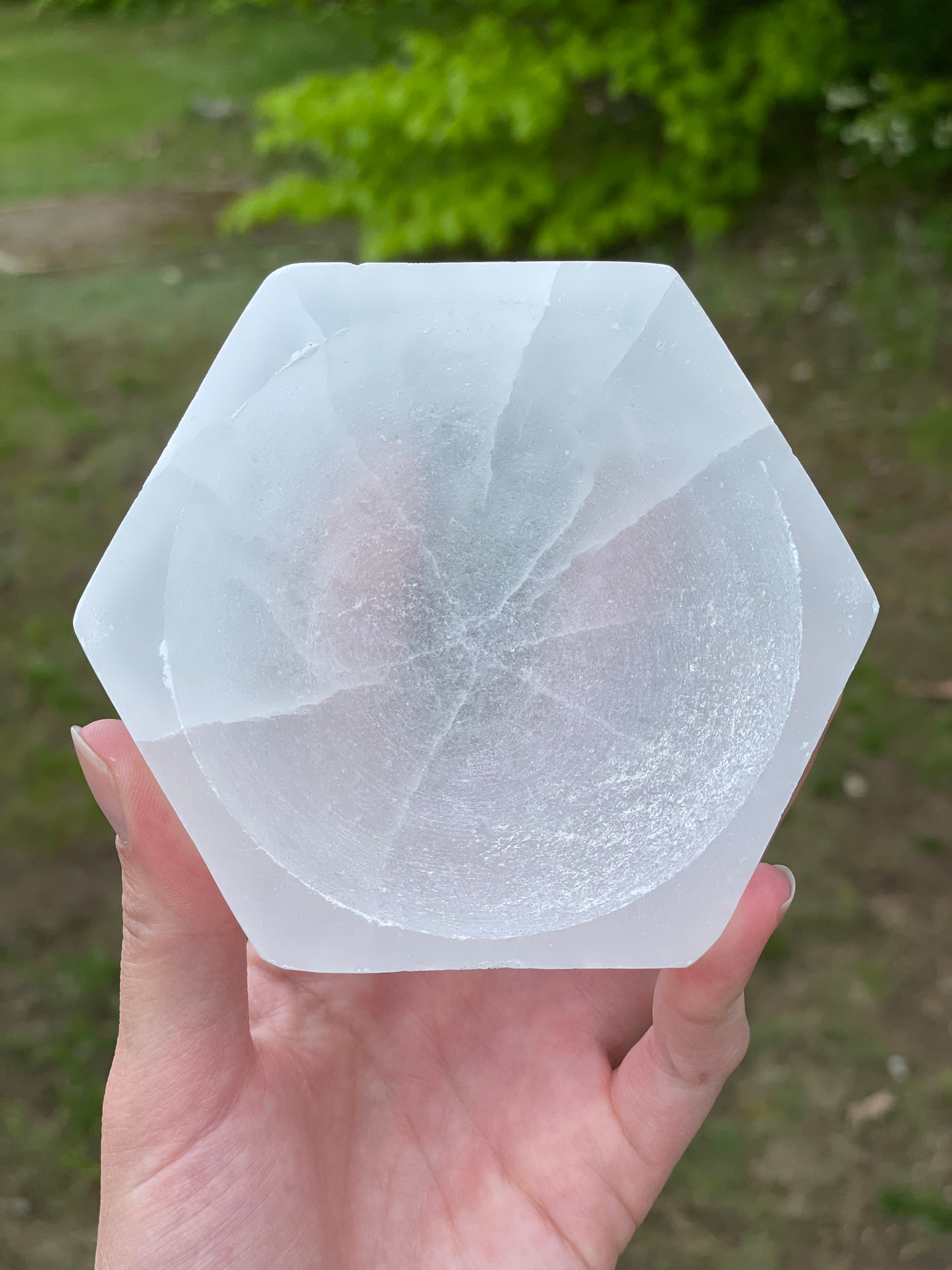 Chakra Set with Selenite Hexagon Bowl