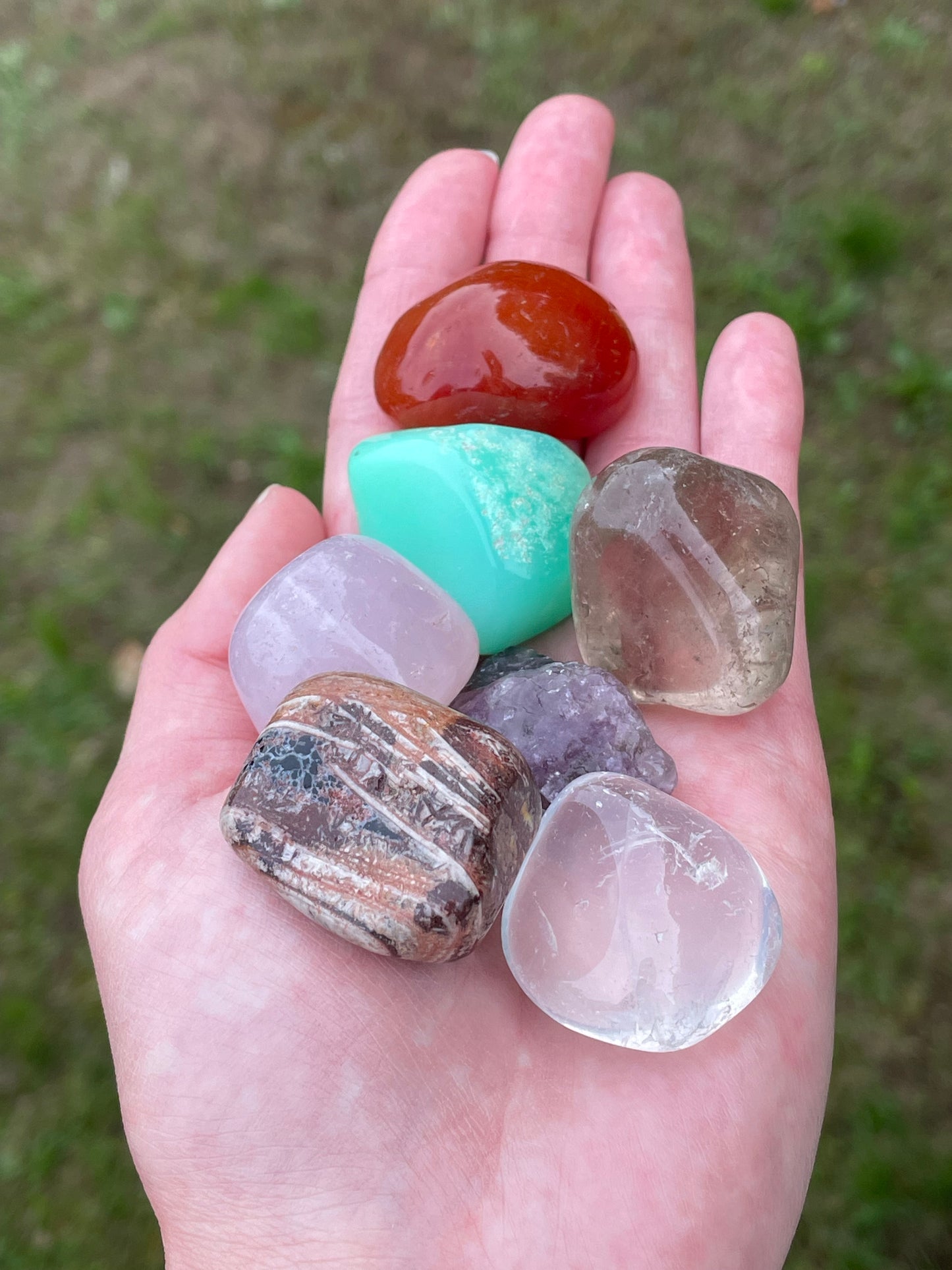 Chakra Set with Selenite Hexagon Bowl