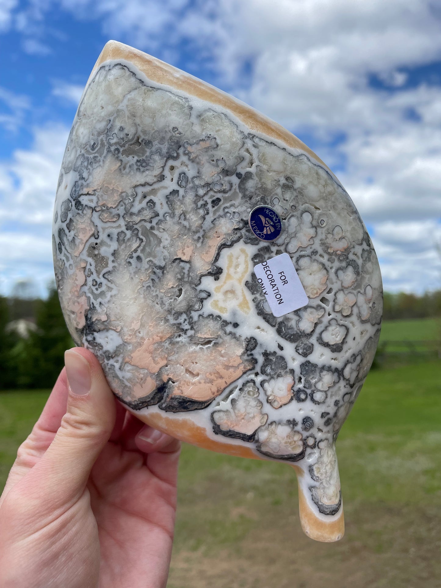 Mexican Onyx Leaf Plate