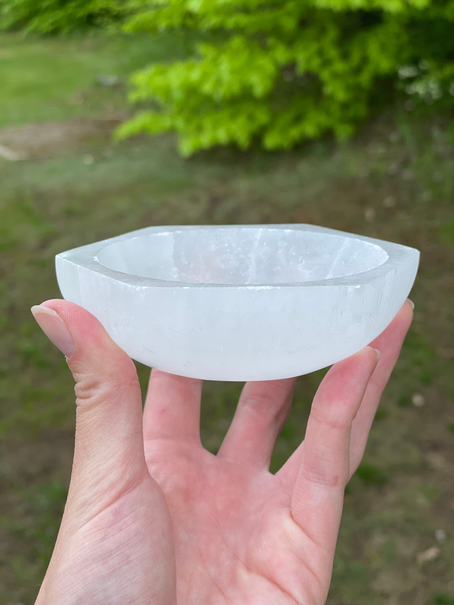 Chakra Set with Selenite Hexagon Bowl