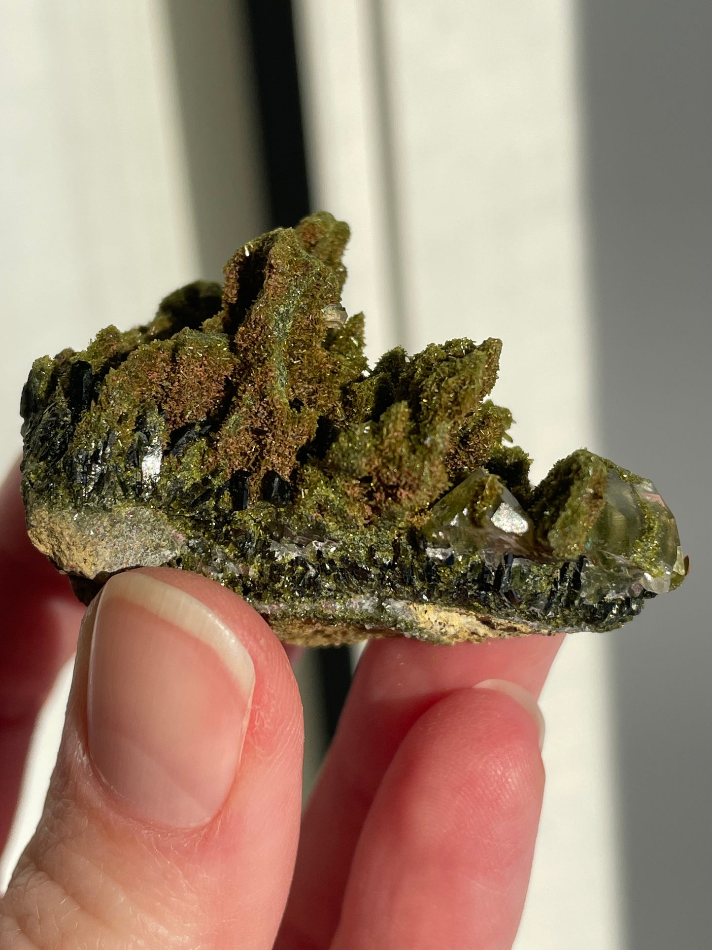 Green Forest Epidote Quartz