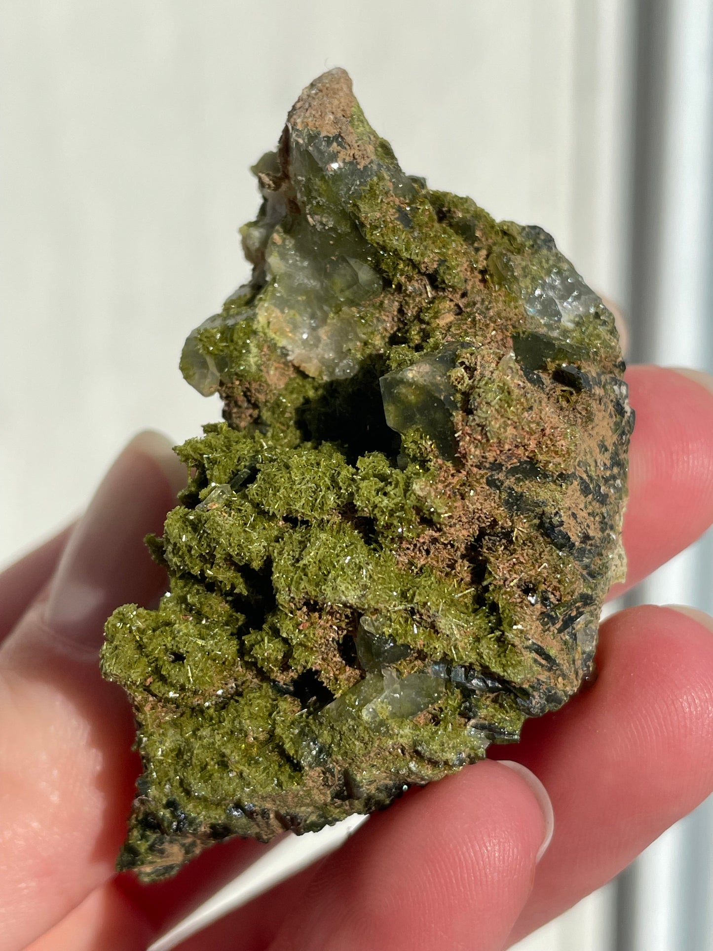 Green Forest Epidote Quartz