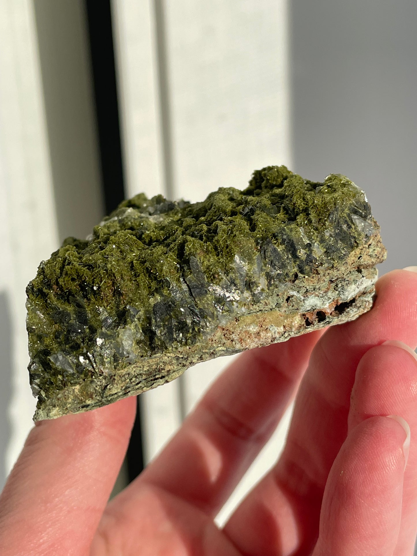 Green Forest Epidote Quartz