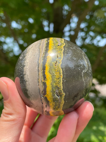 Bumblebee Jasper Sphere