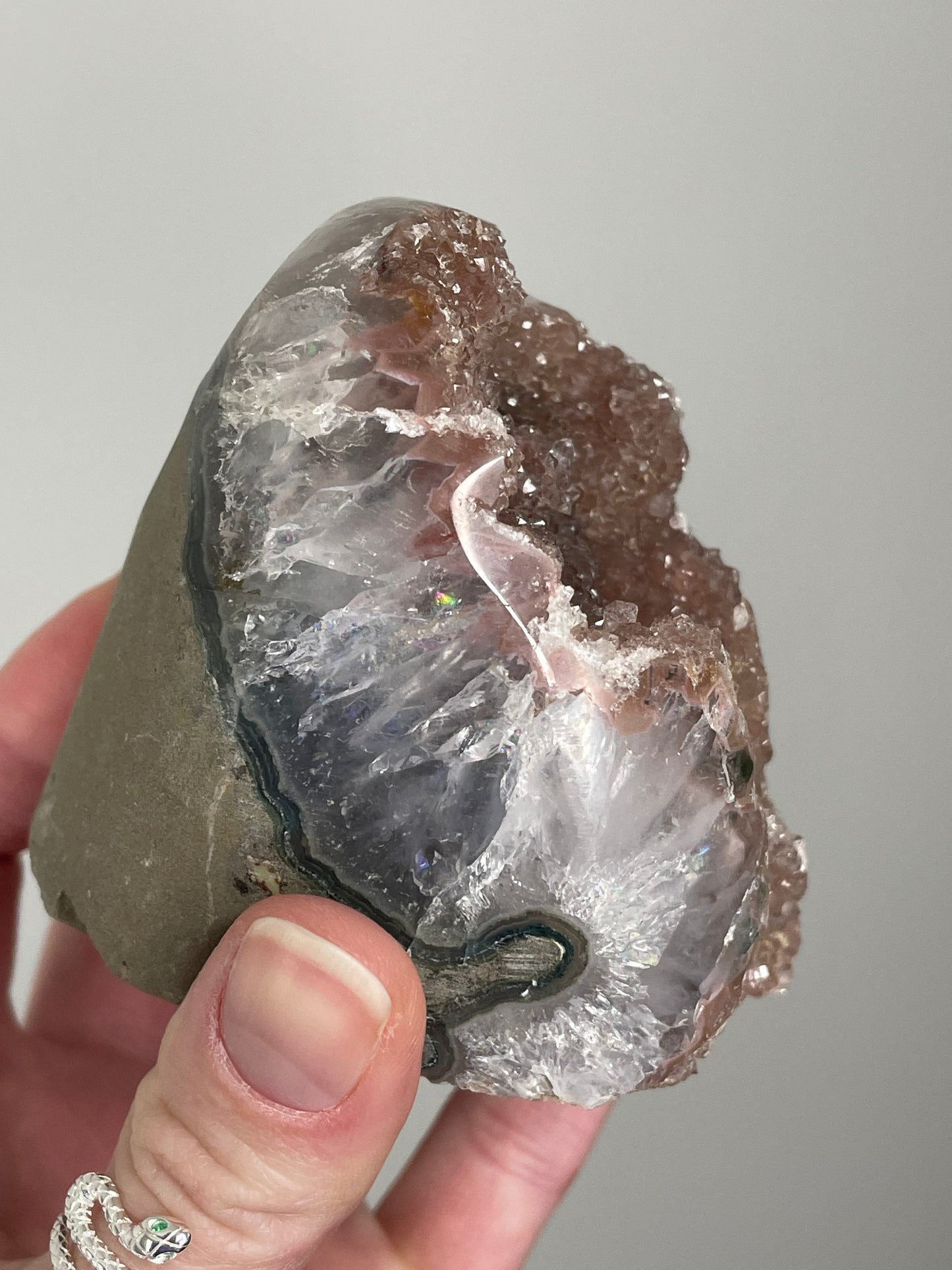 Rainbow Amethyst Cutbase