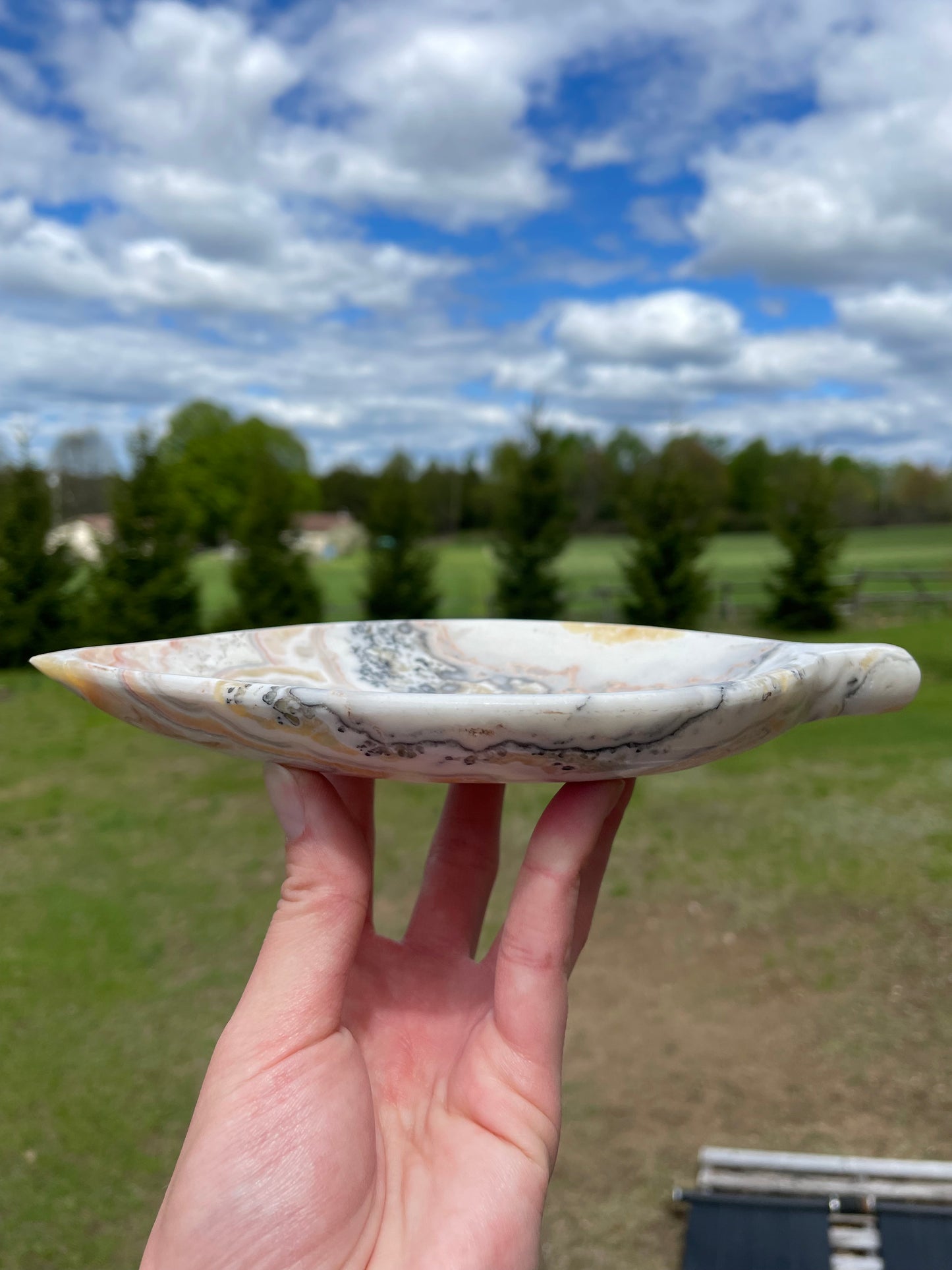 Mexican Onyx Leaf Plate