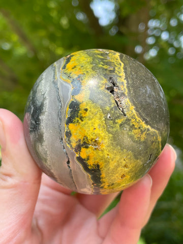 Bumblebee Jasper Sphere