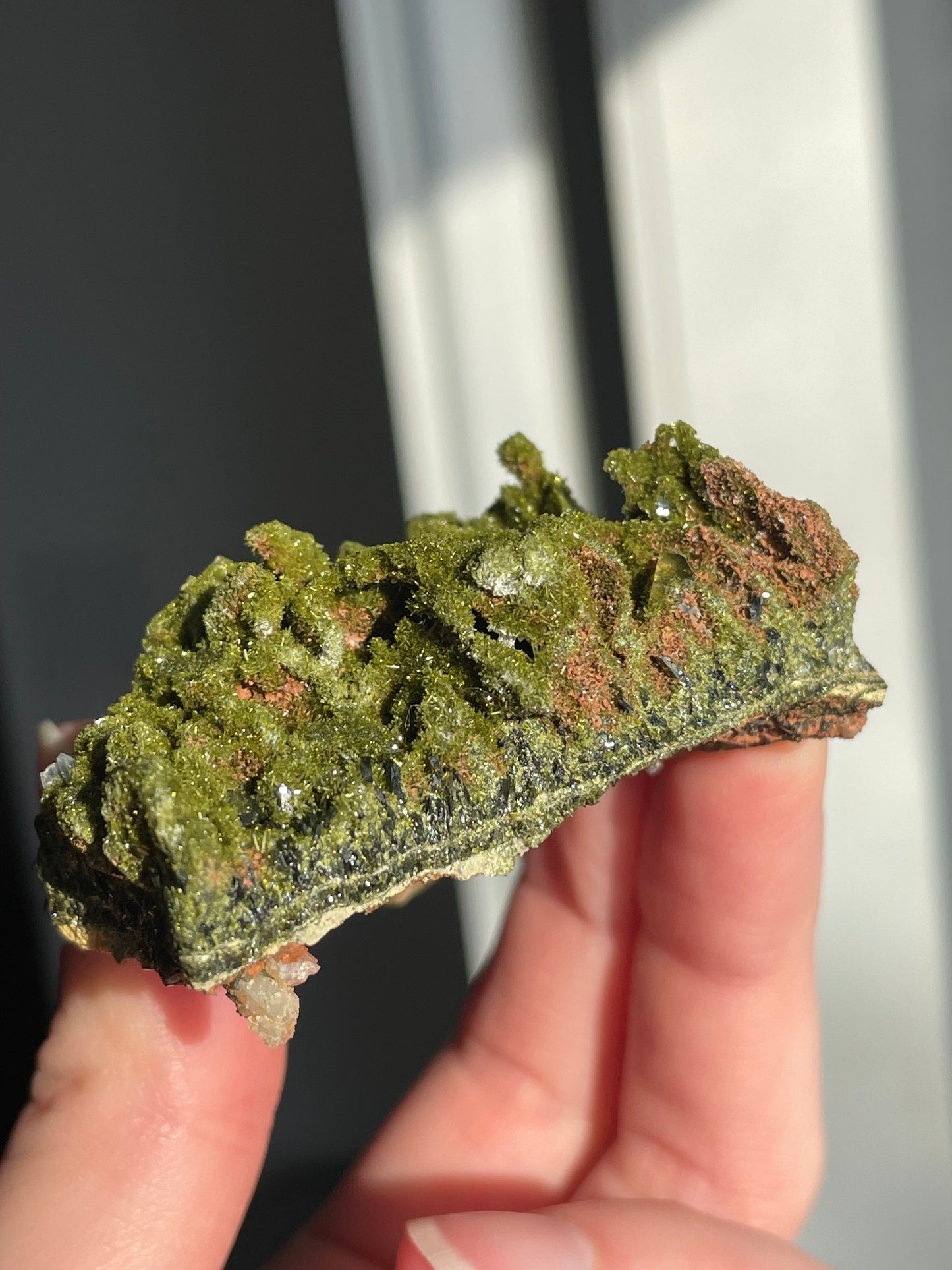 Green Forest Epidote Quartz