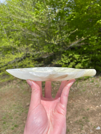 Mexican Onyx Leaf Plate