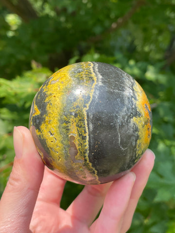 Bumblebee Jasper Sphere