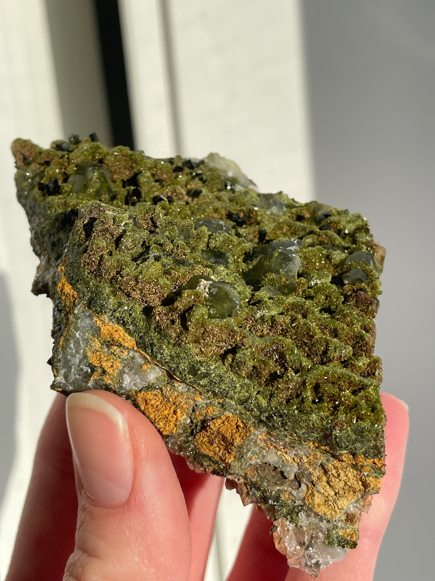 Green Forest Epidote Quartz