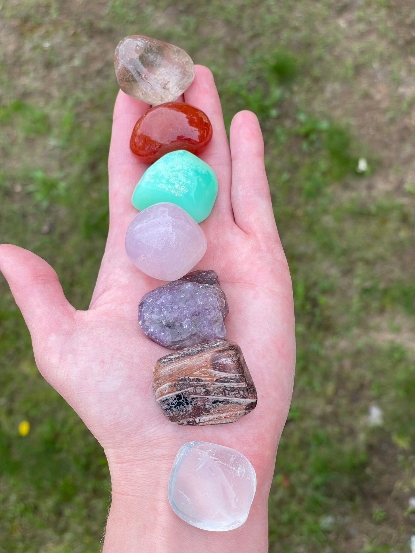 Chakra Set with Selenite Hexagon Bowl