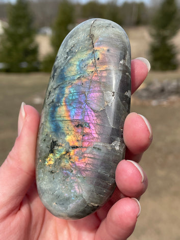Labradorite Palm Stone