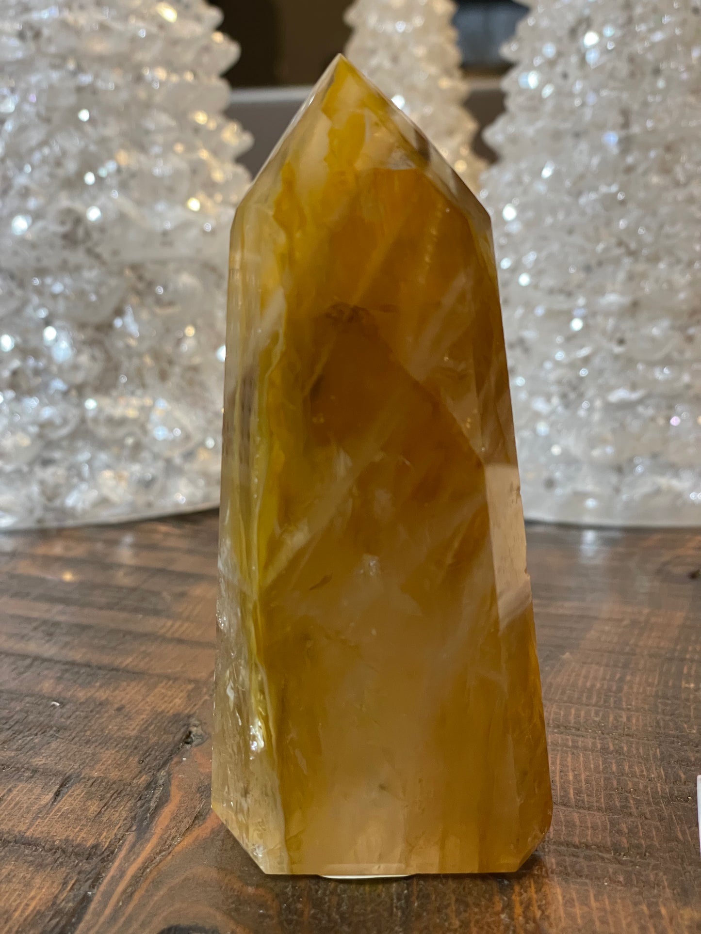 Exquisite Golden Healer Quartz of fine quality, emanating warmth and clarity in a pristine crystal specimen.