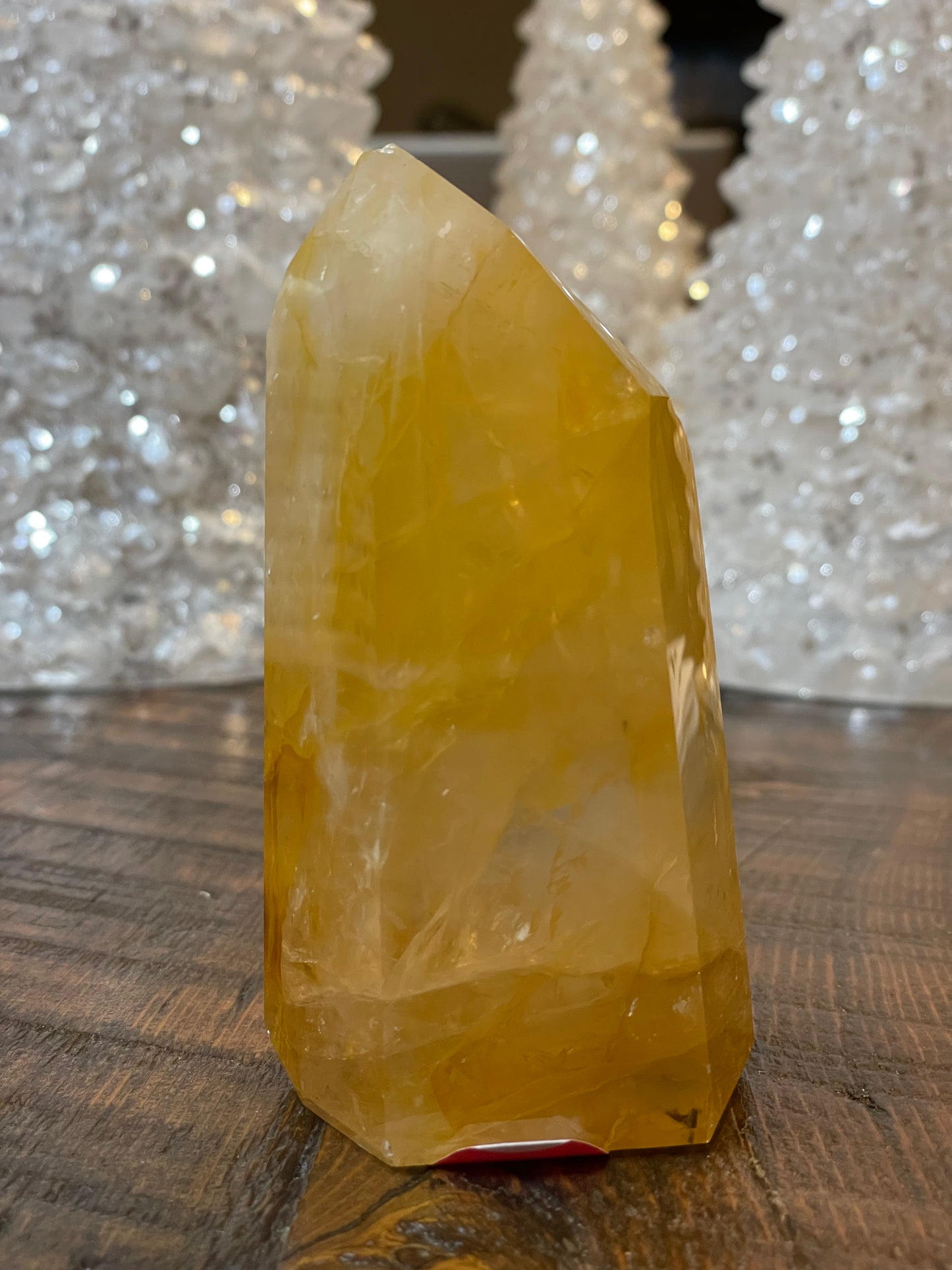 Exquisite Golden Healer Quartz of fine quality, emanating warmth and clarity in a pristine crystal specimen.
