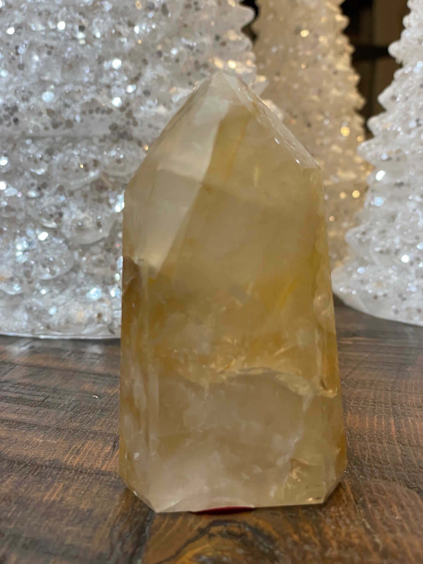 Exquisite Golden Healer Quartz of fine quality, emanating warmth and clarity in a pristine crystal specimen.