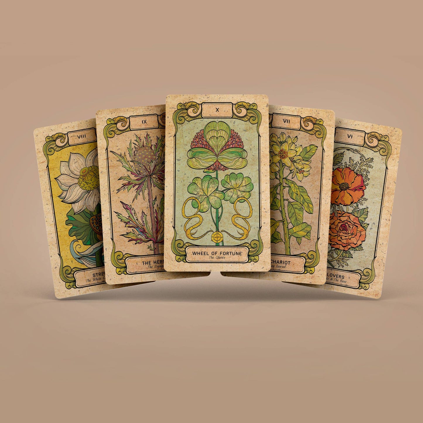 Botanica Oculta Tarot 78+2 Extra Cards Deck