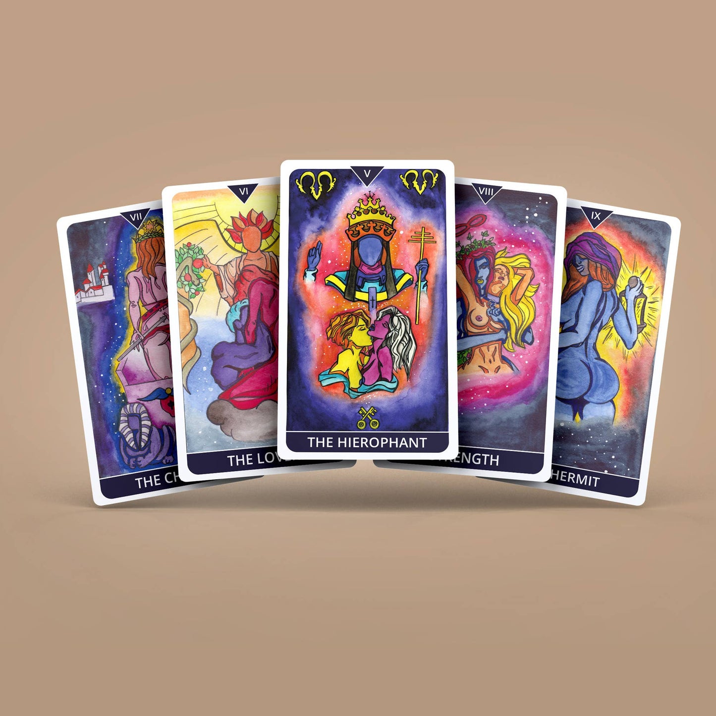 Dark Synevyr | Earthly Delight Tarot 78+2 Extra Cards Deck