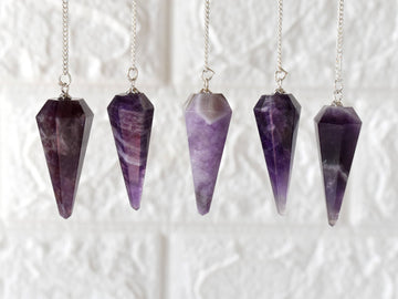 Amethyst Pendulum Dowsing Pendulum