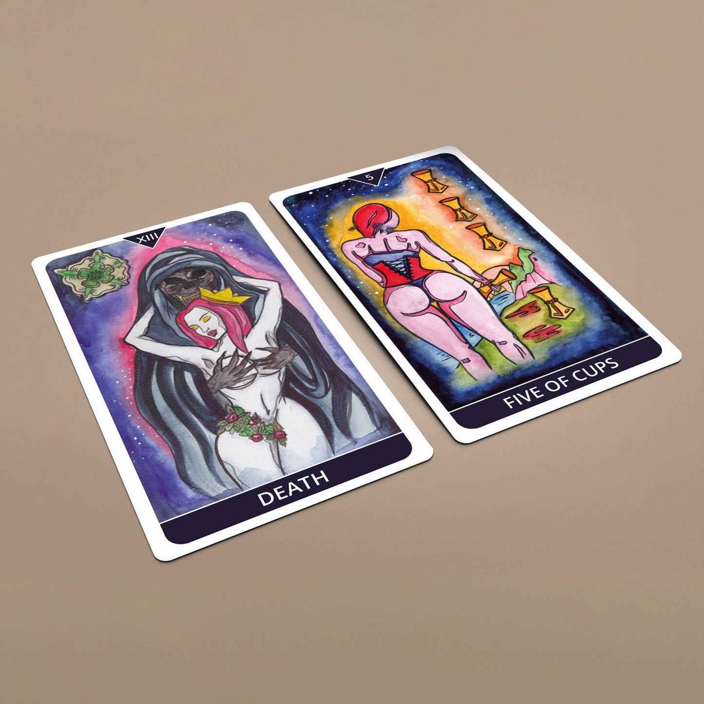 Dark Synevyr | Earthly Delight Tarot 78+2 Extra Cards Deck