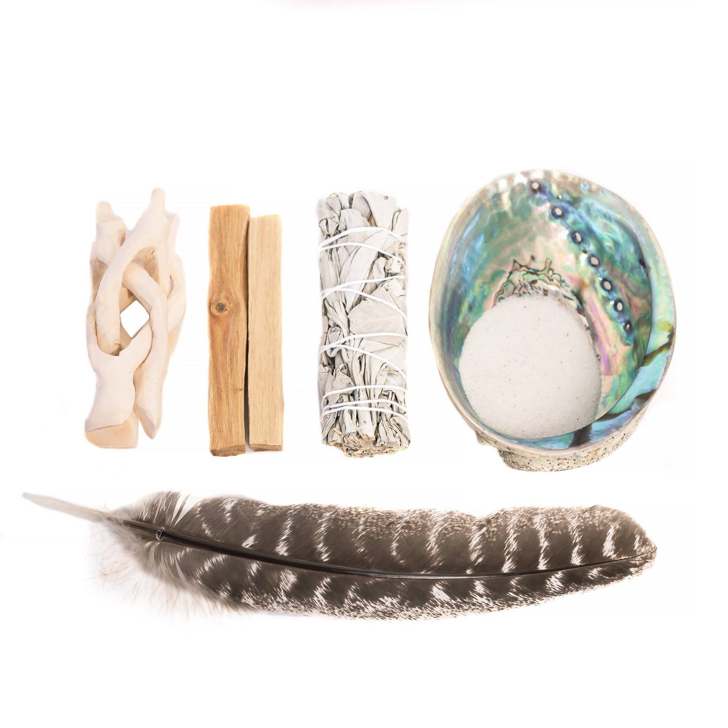 Sage, Palo Santo Wand Mini Beginner's Cleansing Kit